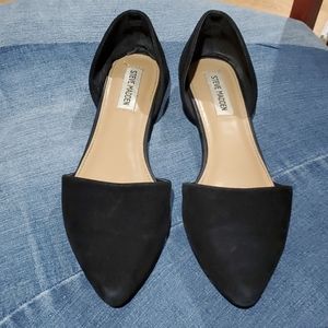 Soft Black Steve Madden Flats